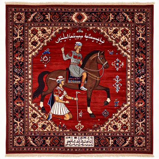 #کتاب_نغمه_نگاره_شاهنامه چاپ اختصاصی با نقش فرش ایرانی