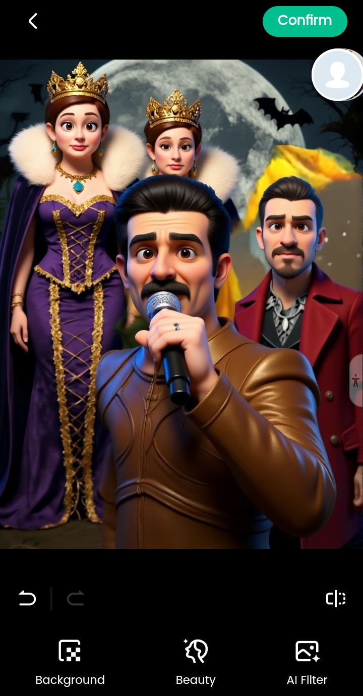 از تصاویری که در نمایش آهنگین شاهنامه در شاهنامه موزیکال استفاده شده