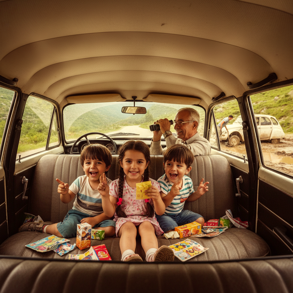 🚗 خاطرات صندلی عقب: سفر به سرزمین رؤیاها!