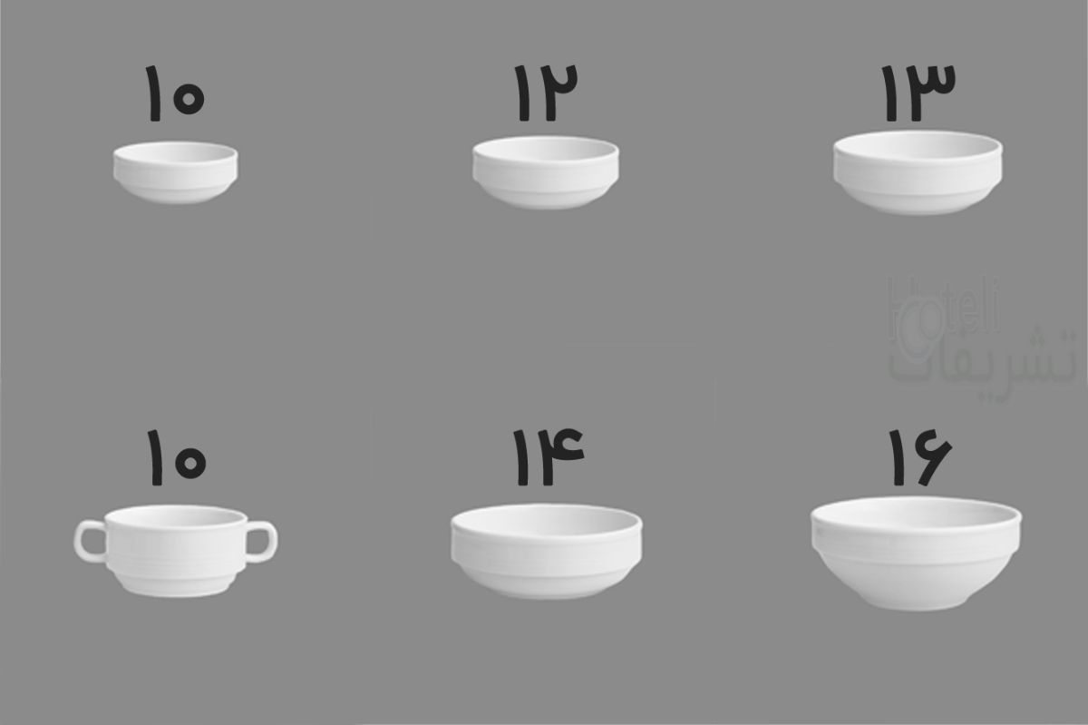 پیاله هتلی، چینی زرین، سری ۴۹ هتلی، آرایه سفید
