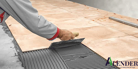 چسب کاشی پودری نرمال آلندر 