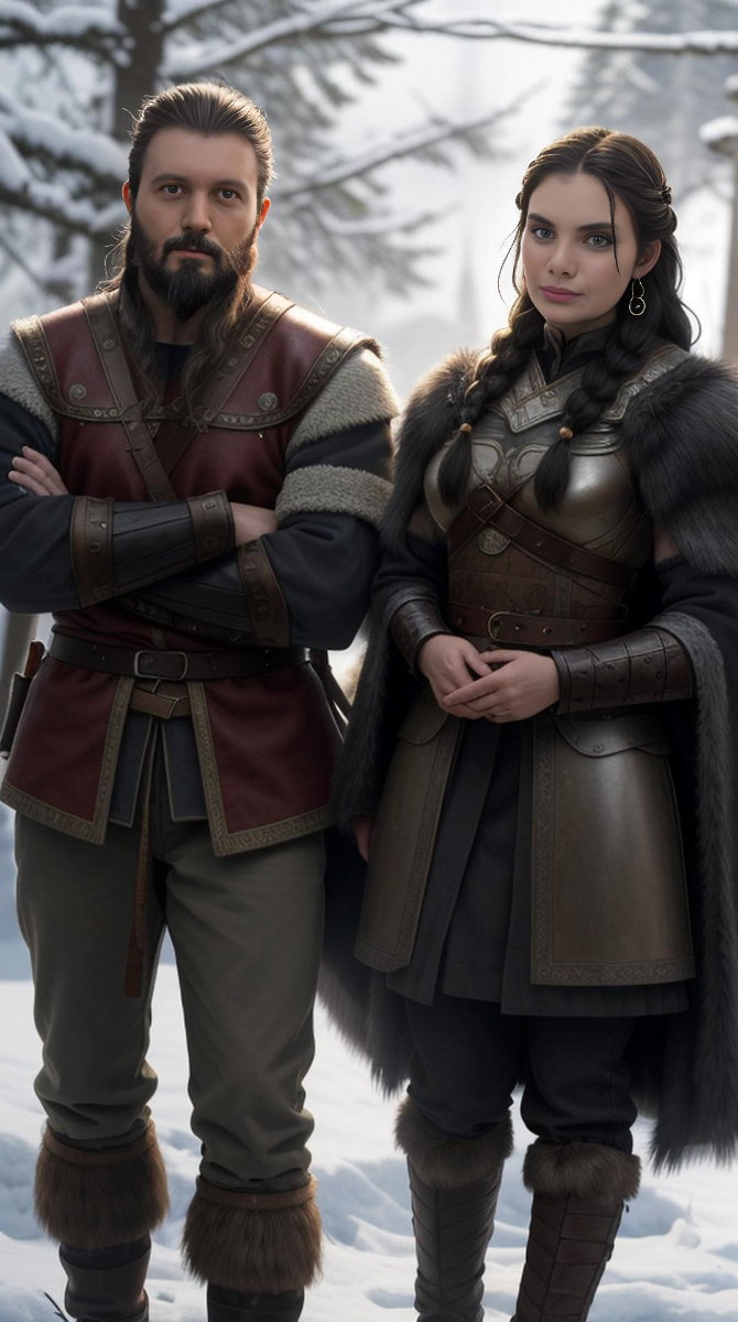 کامبیز دیرباز بازیگر ایرانی در نقش Viking 