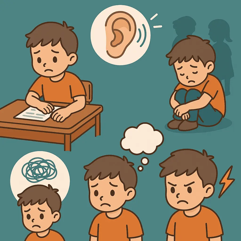 عوارض عدم درمان کم شنوایی در کودکان