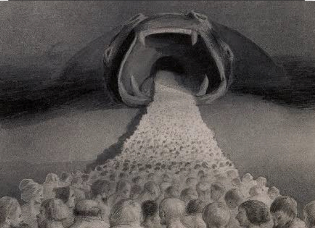 اثری از آلفرد کوبین (Alfred Kubin)، هنرمند اتریشی است