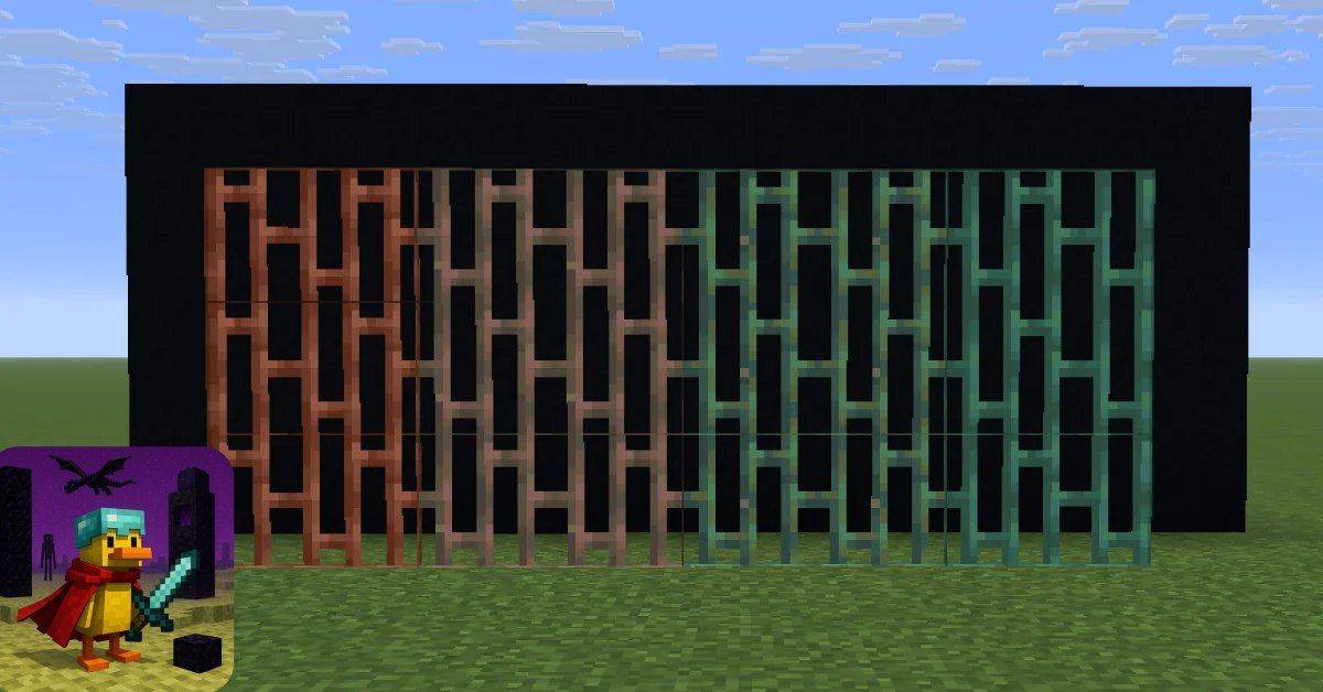 نرده مسی (Copper Bars) نوعی بلاک تزئینی و همتای مسی نرده آهنی (Iron Bars) هستند. این نردهها ظاهری جذاب دارند و برای ساخت پنجرهها، نردهها یا قفسها عالی هستند.