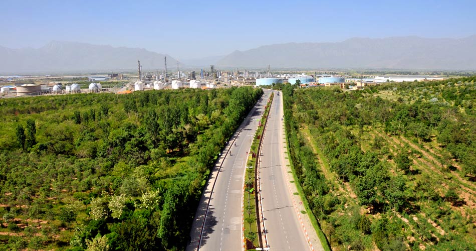 ورودی پتروشیمی شازند