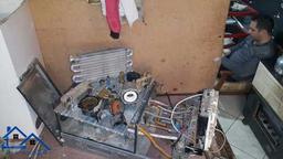 سرویسکاران 24 : تعمیر موتورخانه غرب تهران خدمتی دیگر به همشهریان عزی