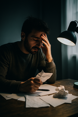 کلافه وبی حوصله ام