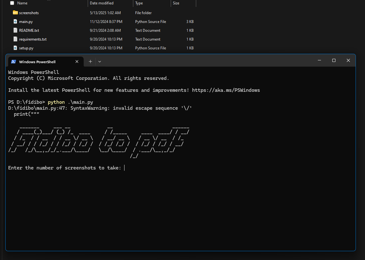 باید تو cmd دستور python main.py رو وارد میکردید: