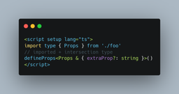 تغییرات در vue 3.3