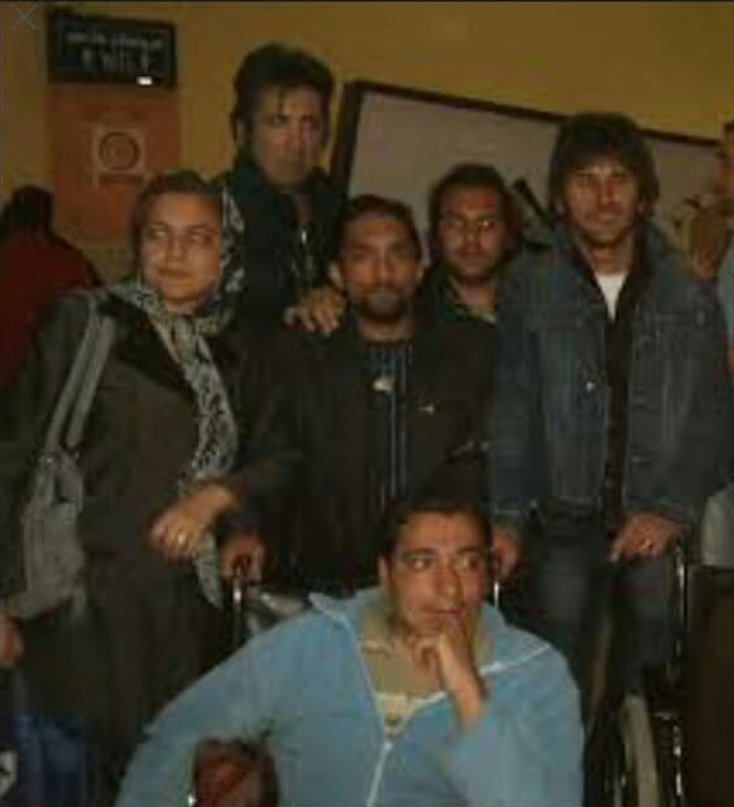 استاد مالک آریاپور استاد امین حیایی استاد حسام نواب صفوی  عکس سه هنرمند در سینما آفریقا  سر فیلم اخراجی های سه 