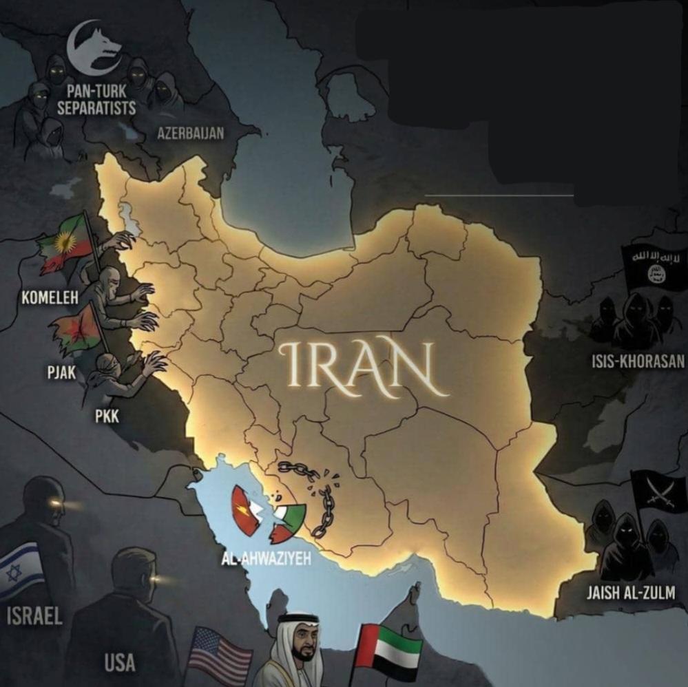 حزب کومله کردستان ، پ‌ک‌ک، جیش العدل، پانترکیسم و... از جمله احزاب و جنبش های تجزیه طلب هستند.