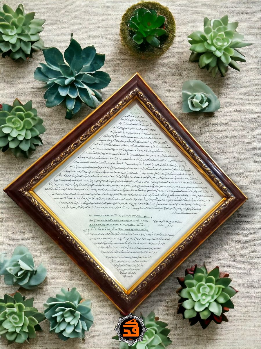 تابلو حرز امام جواد (ع)گنجینه‌ای معنوی برای آرامش و محافظت خانه