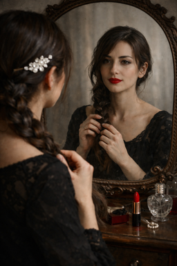 دختری در آینه