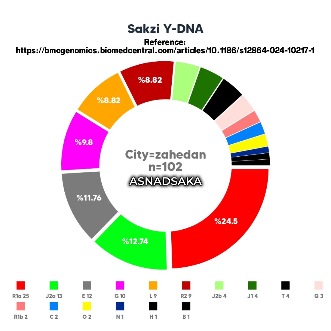 هاپلوگروپ پدری سیستانی/سکزی ها-sistani/sakzi Y-DNA from zahedan