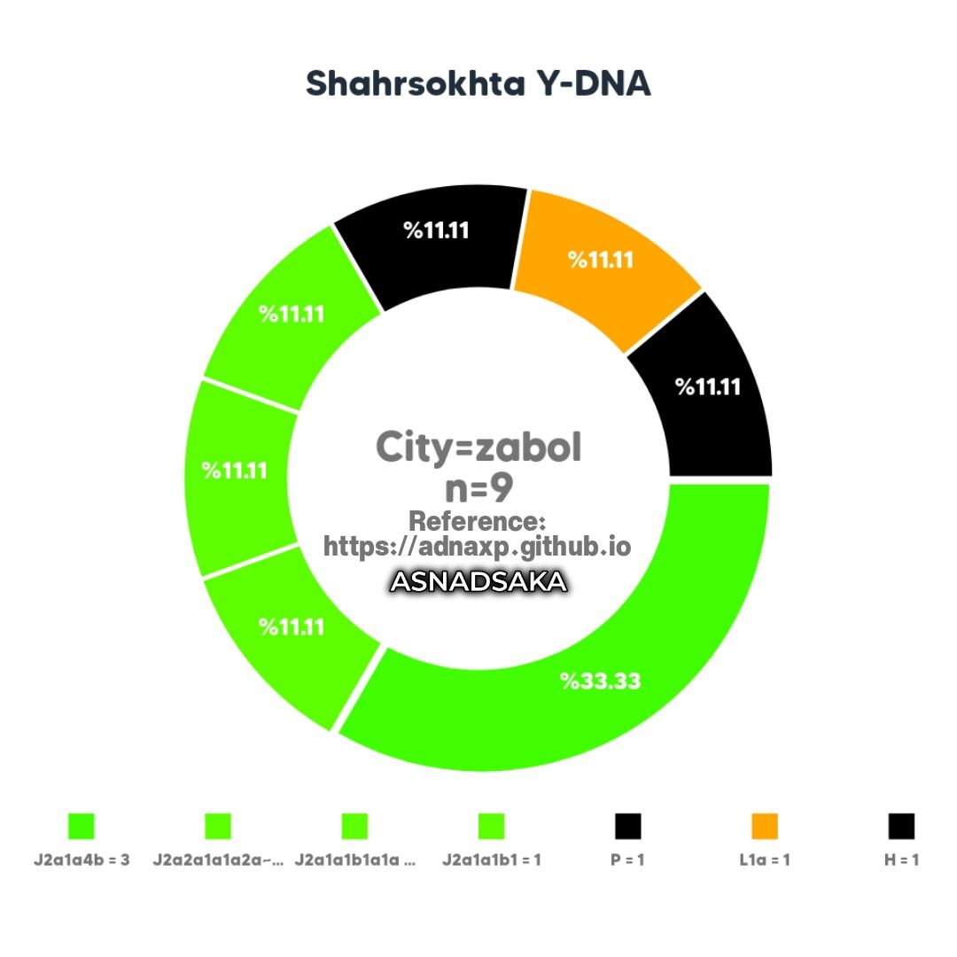 هاپلوگروپ پدری مردمان شهرسوخته،زابل-Shahrsokhta Y-DNA from zabol