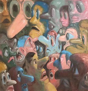 بخشی از آثار نمایشگاه