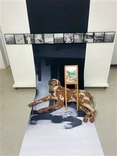 بخشی از آثار نمایشگاه