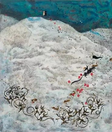 بخشی از آثار نمایشگاه