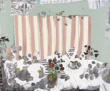 بخشی از آثار نمایشگاه (از سایت درز)