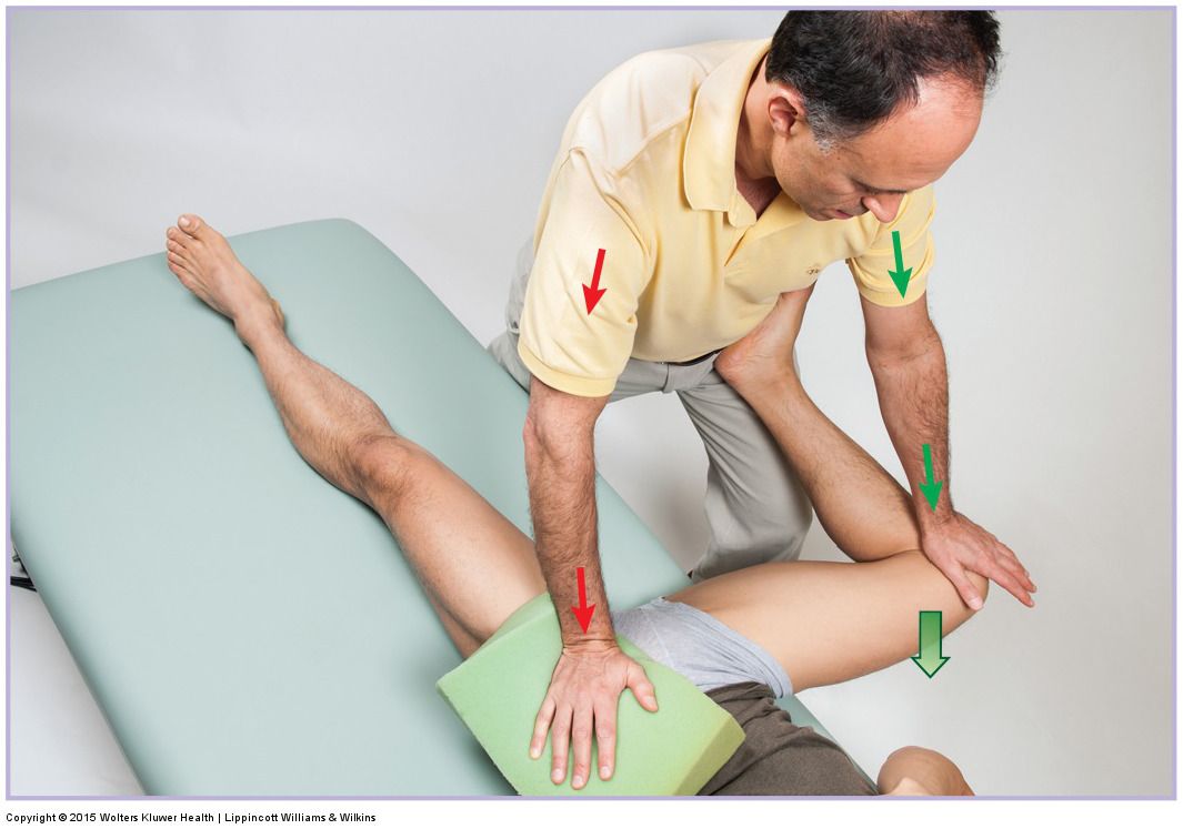 ماساژ برای گرفتگی کشاله ران