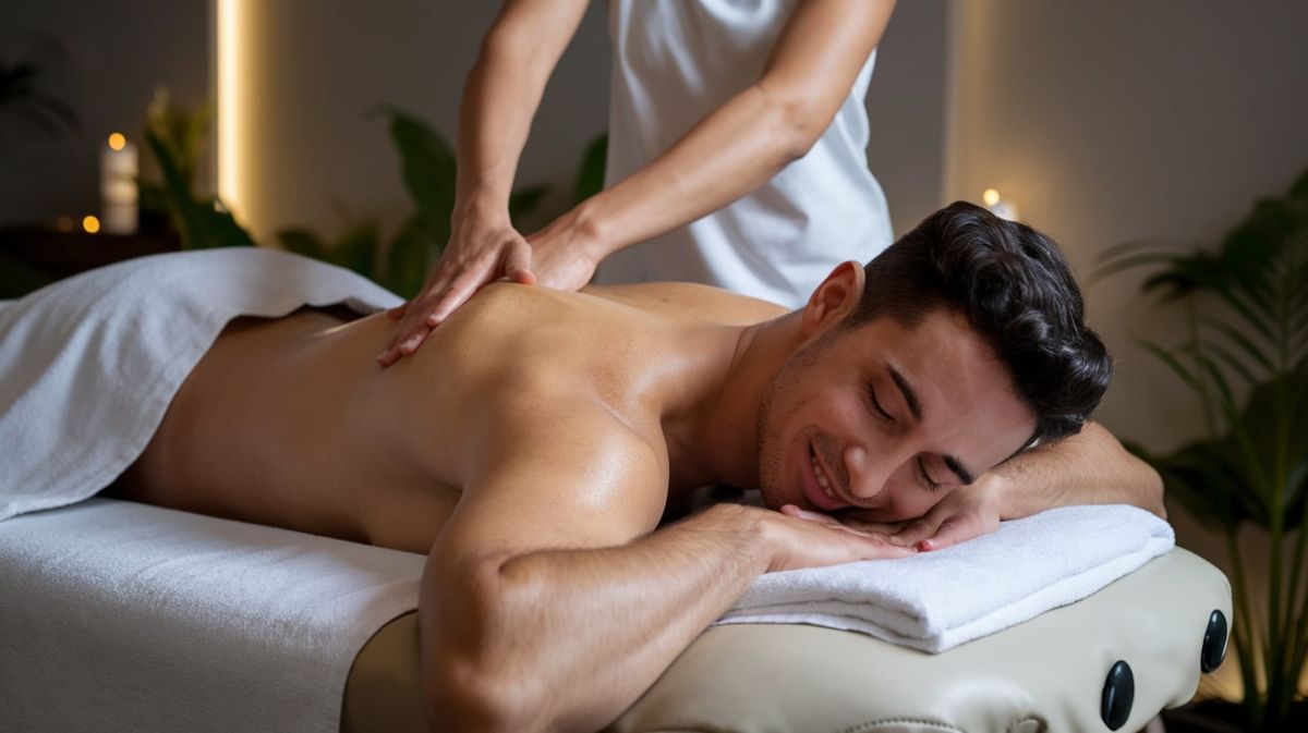 ماساژ و حس خوب