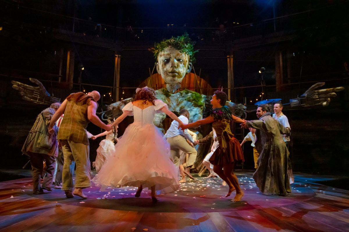 خدای نکاح: پس شادی آسمان را فرا می گیرد، وقتی که مسائل در زمین فیصله می یابد __ اجرای as you like it رویال شکسپیر 2019