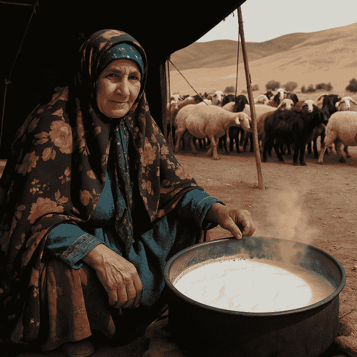 جوشاندن شیر بز