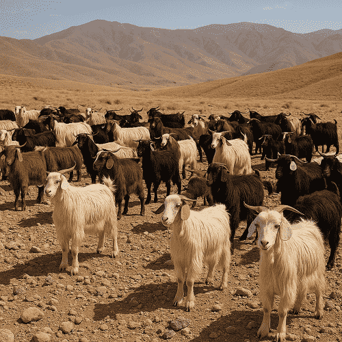 گله بز شیری