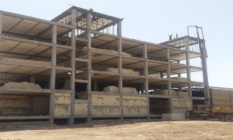 اجرای ساختمان اسکلت بتنی