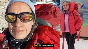 خانم طاهره حاصلی بانوی کوهنورد ایرانی