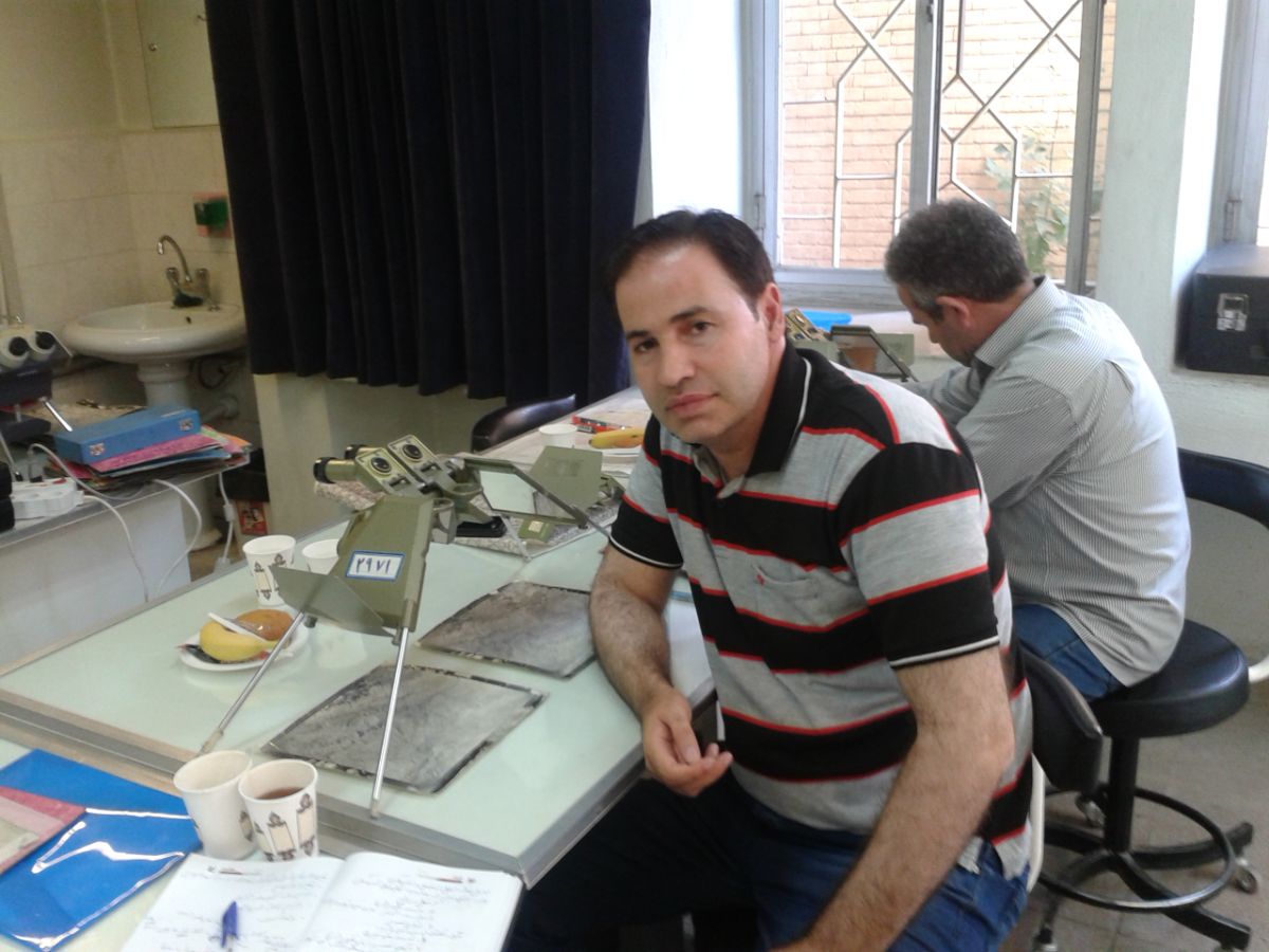 محمدرضاعظیمی کارشناس تفسیر عکسهای هوایی و ماهواره ای