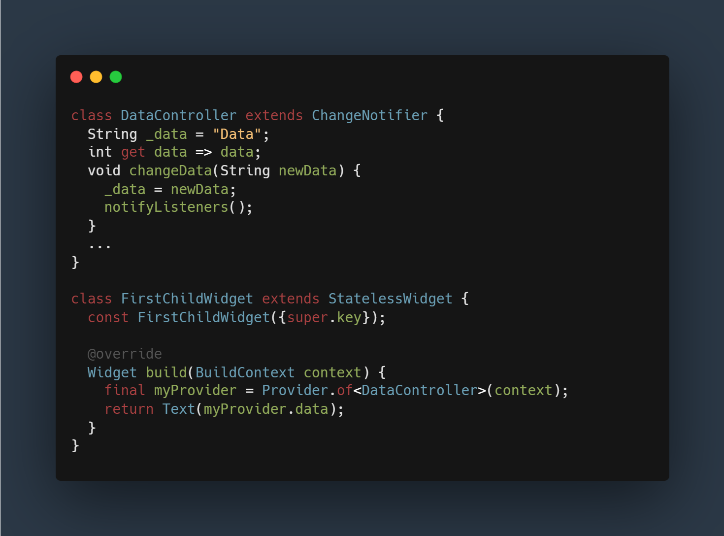 استفاده از استیت منیجر برای دیتا
