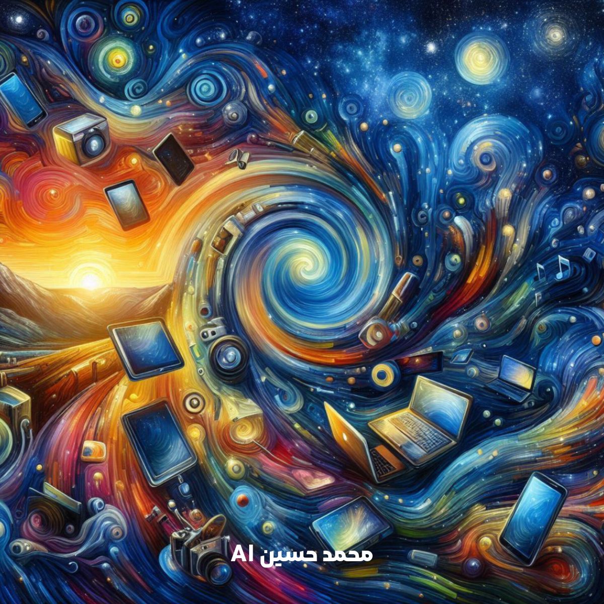 تصویر ساخته شده با هوش مصنوعی 