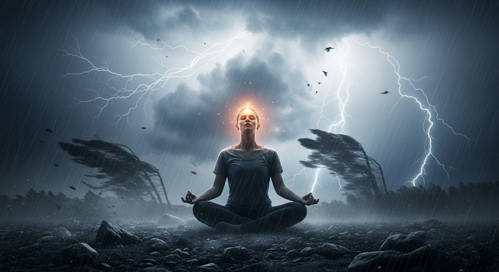 عبور ذهن انسان از دل تاریکی و استرس به سوی آرامش