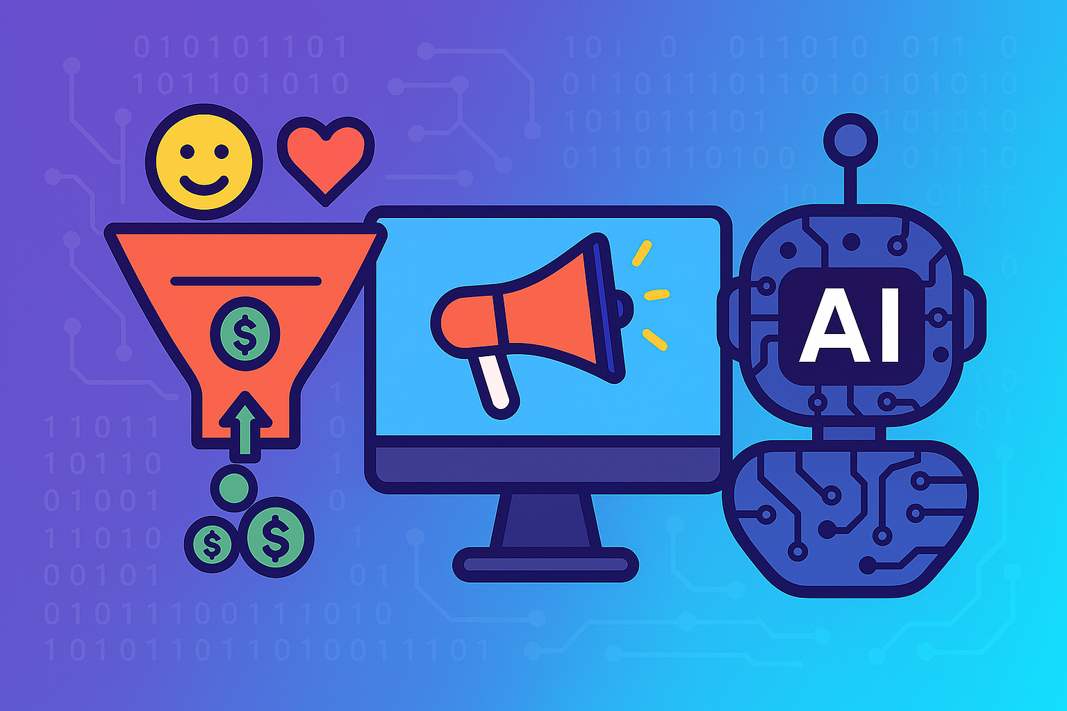 قیف فروش هوشمند با عناصر هوش مصنوعی