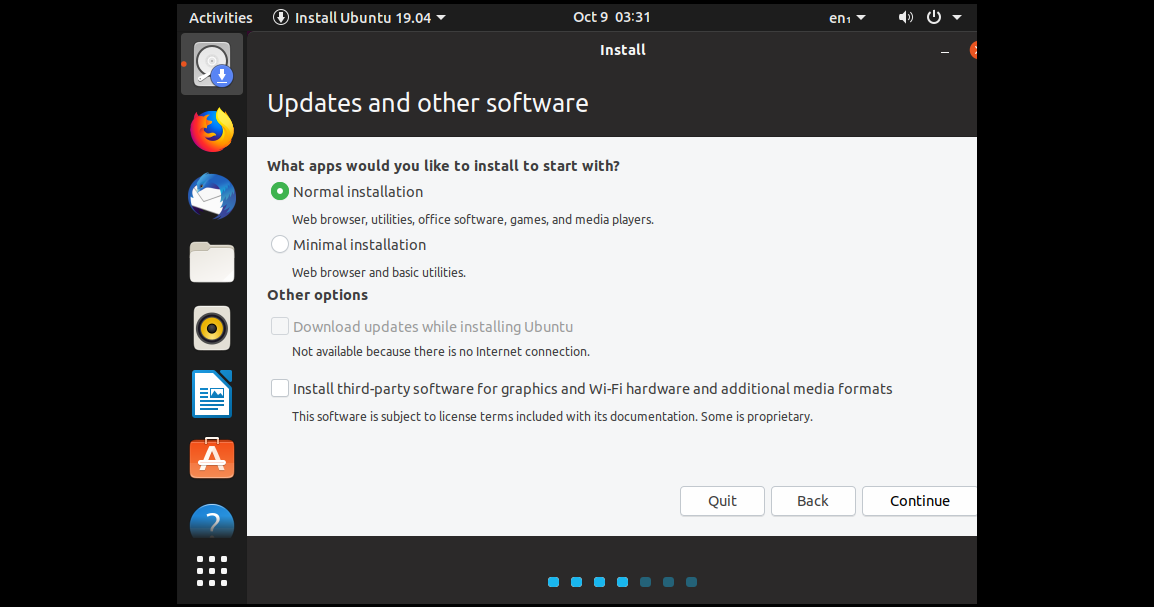 Update and other software