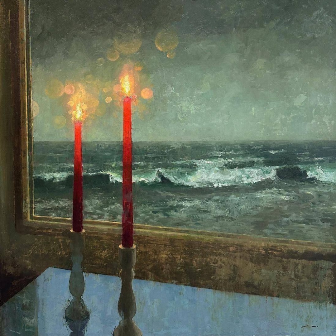 شمع روبه باد