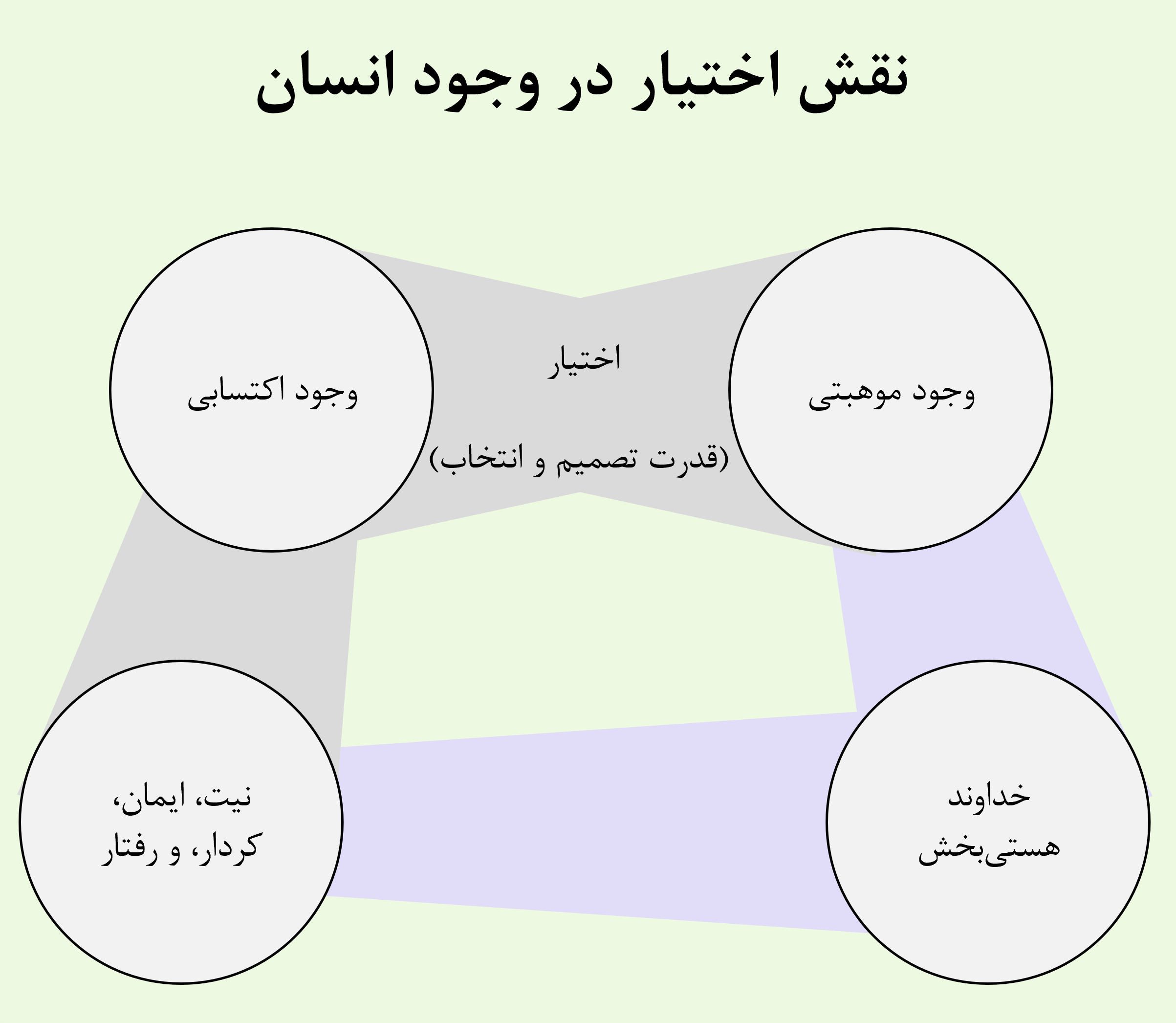 نقش اختیار در وجود انسان