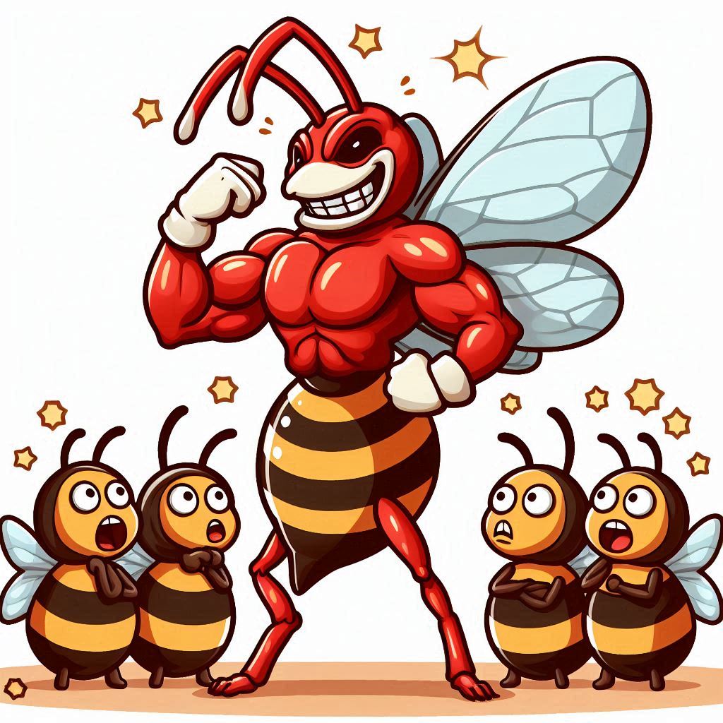 واکنش در برابر تهدیدات زنبورهای وحشی و زنبورهای عسل