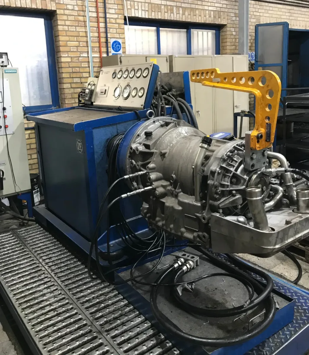 دستگاه تست گیربکس شرکت زرین فن آور چرخشگر