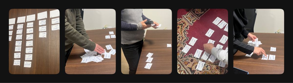 تکنیک کارت سورتینگ برای بهبود معماری اطلاعات