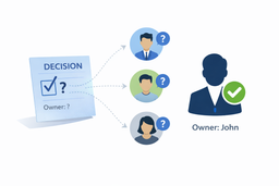 مقاله چهارم |وقتی تصمیم صاحب ندارد، همکاری فرو می‌ریزد