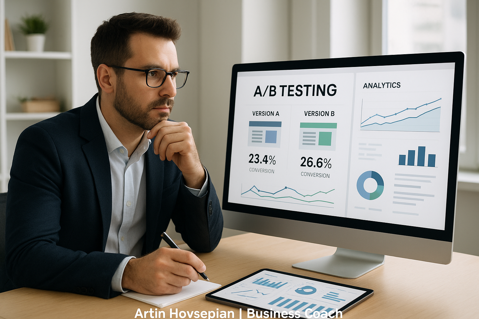 A/B Testing چیست ؟ به روایت آرتین هوسپیان – بیزینس کوچ بینالمللی