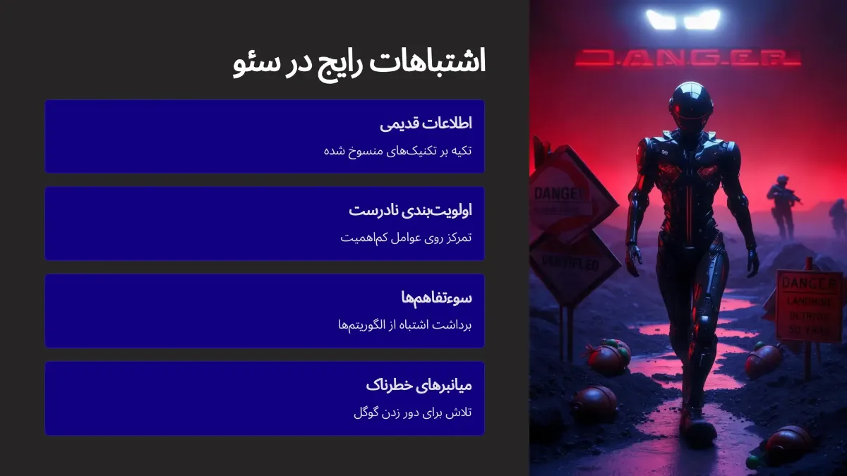 نگاهی به اشتباهات رایج (حتی برای حرفه‌ای‌ها)