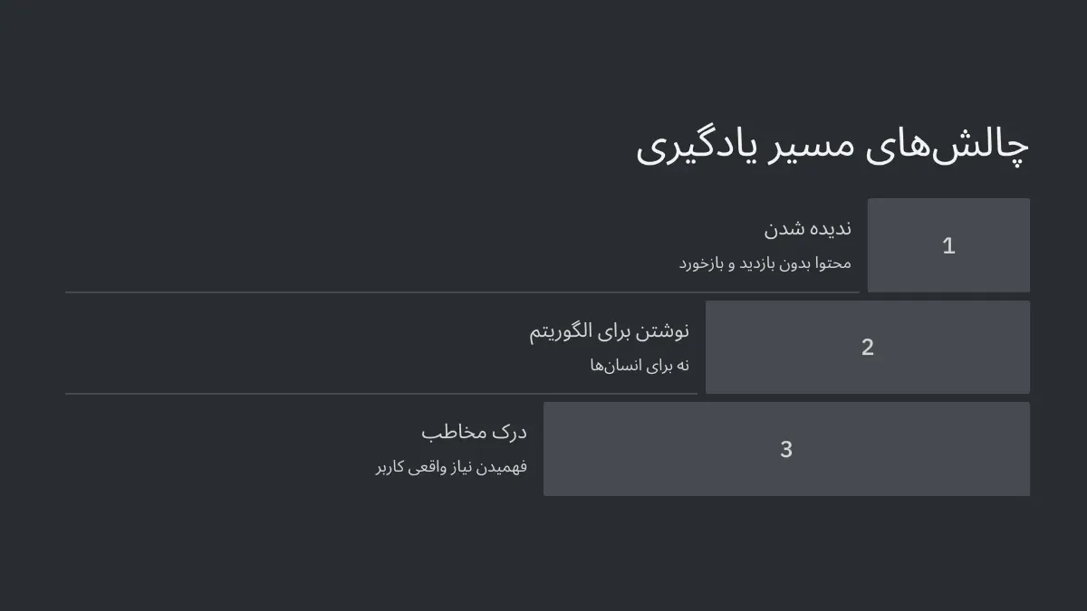چالشهایی که باعث شدن بیشتر یاد بگیرم
