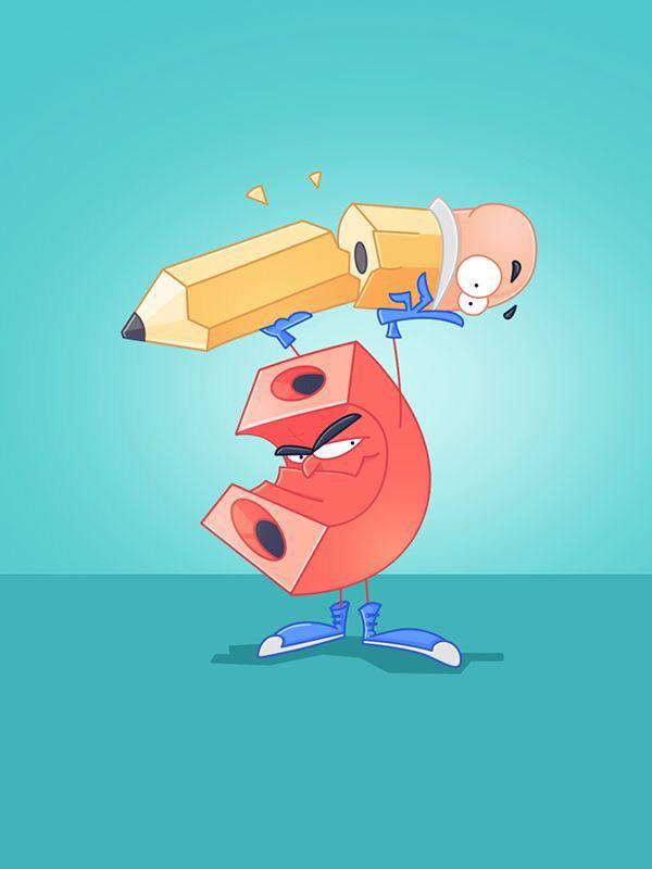 کل کل مداد تراش مغرور و مداد مظلوم