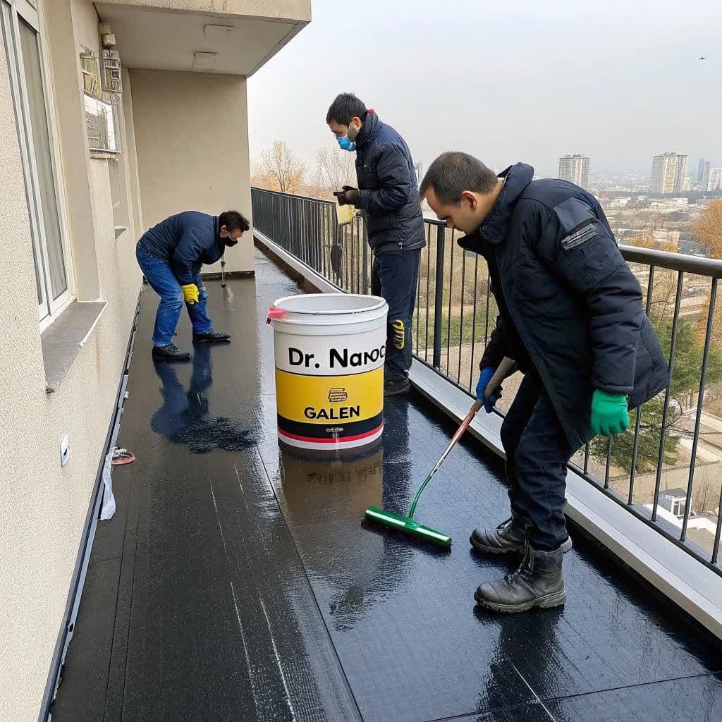 عایق رطوبتی پشت بام