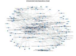 تحلیل شبکه وابستگی کد برای مقایسه بدهی فنی در کد انسان و هوش مصنوعی