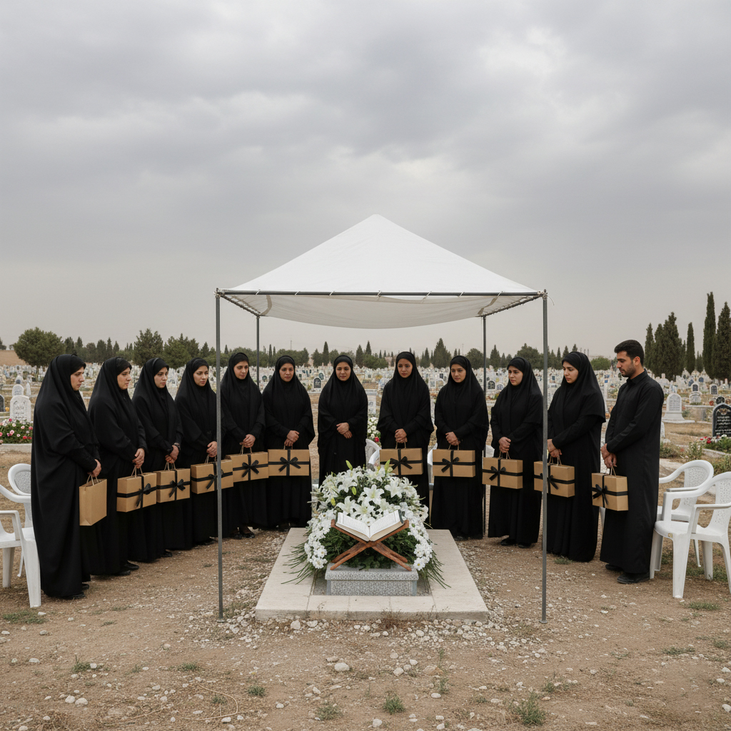 پذیرایی در سرمزار (آرامستان)